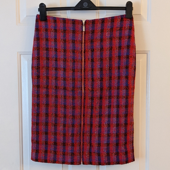 Doncaster plaid pencil skirt - Picture 1 of 6